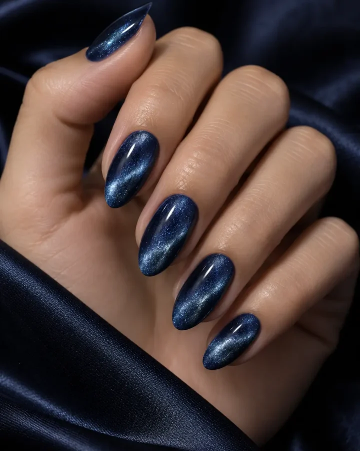unas cat eye azul 2026